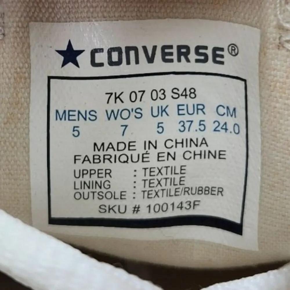 Converse Chuck Taylor All Star Low Graphic Canvas Shoes Womens Sz 7 Y2K Colorful - Picture 9 of 9
